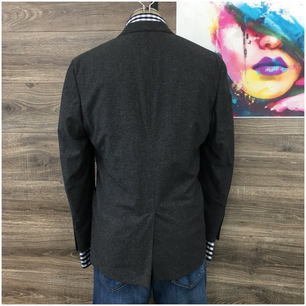 Mens Michael Bastian Blazer Sport Coat Sport Jacket Wool Cotton 44R Button Suits - Picture 5 of 13